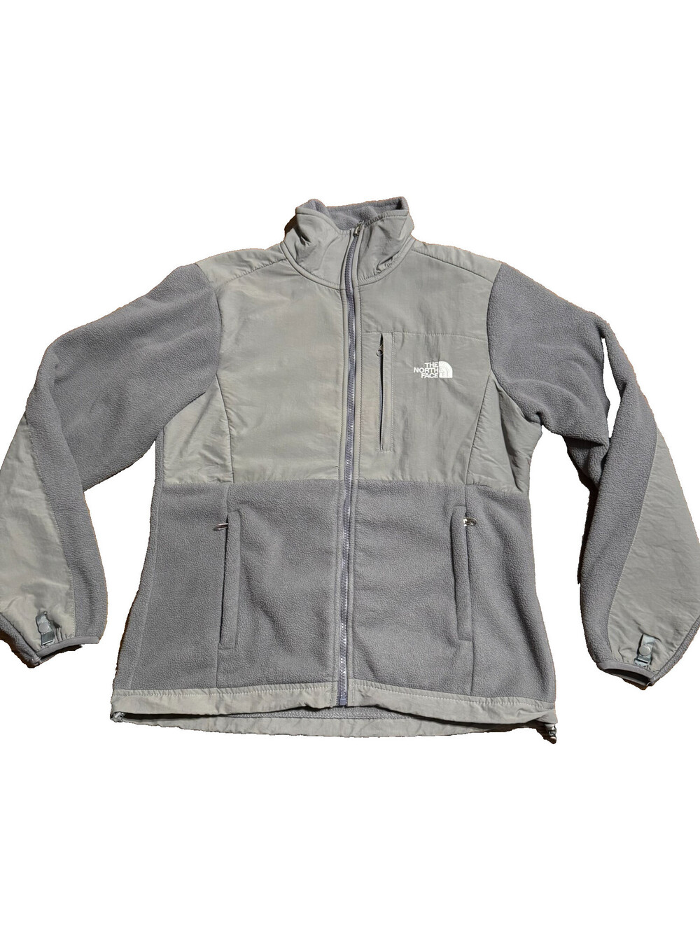 North Face Women's Denali Gray Jacket/Coat - Fleece Lined - Size M - Hiking